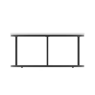 Impulse Round Coffee Table With Metal Frame