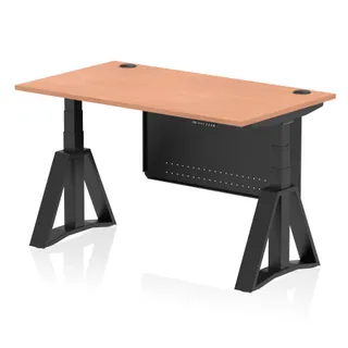 Air Height Adjustable Desk With Cable Ports
