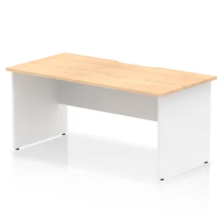Impulse Scalloped Edge Straight Desk Panel End Leg