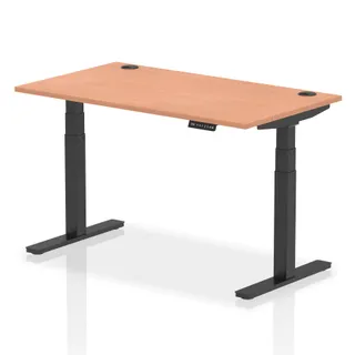 EE - Air Height Adjustable Desk With Cable Ports