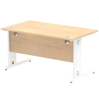 Impulse Straight Desk Cable Managed Leg