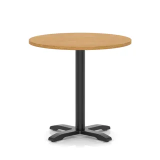 Italia Round Poseur Table With Cross Base