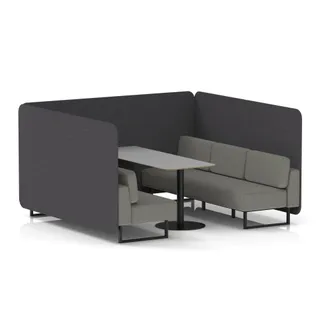 Brixworth Bench Booth in Two Tone