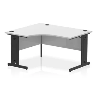 Impulse Crescent Desk Cable Managed Leg
