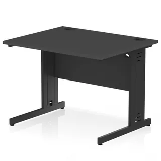 Impulse Straight Desk Cable Managed Leg
