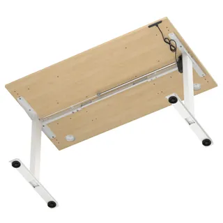 Air Lite Height Adjustable Desk With Cable Ports