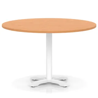 Italia Round Poseur Table With Cross Base