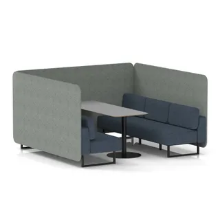 Brixworth Bench Booth in Two Tone