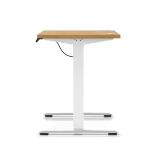 Air Lite Height Adjustable Slimline Desk With Cable Ports