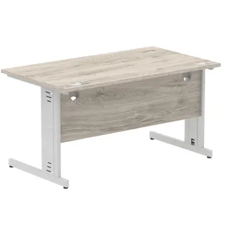 Impulse Straight Desk Cable Managed Leg