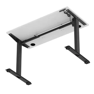 Air Lite Height Adjustable Slimline Desk With Cable Ports