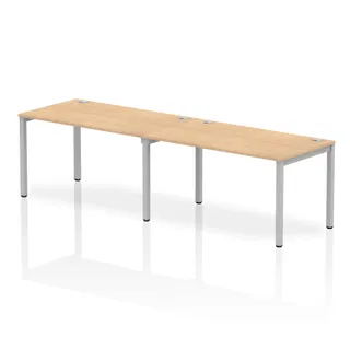 Impulse Single Row Bench Desk - 2 Person