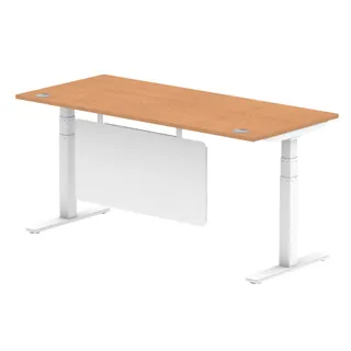 Air Height Adjustable Desk With Cable Ports