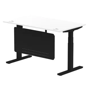 Air Height Adjustable Desk With Cable Ports