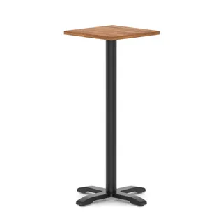 EE - Italia Square Poseur Table With Cross Base