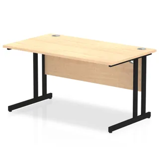 Impulse Straight Desk Cantilever Leg