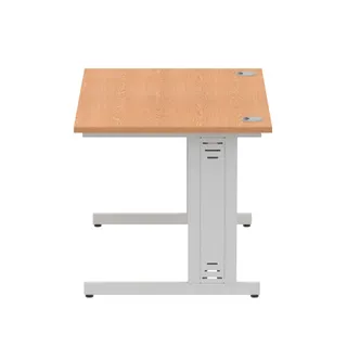 Impulse Straight Desk Cable Managed Leg