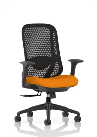 Prism Ergonomic Mesh Back Office Chair with Adjustable Arms