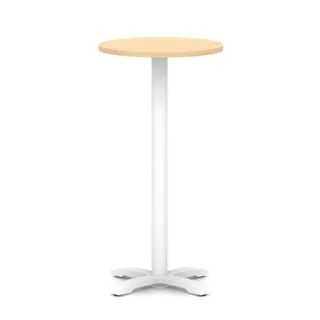 Italia Round Poseur Table With Cross Base