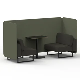 Brixworth Bench Booth in Two Tone