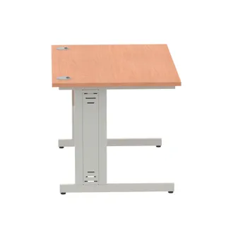 Impulse Straight Desk Cable Managed Leg