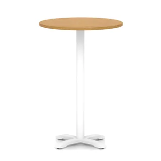 Italia Round Poseur Table With Cross Base