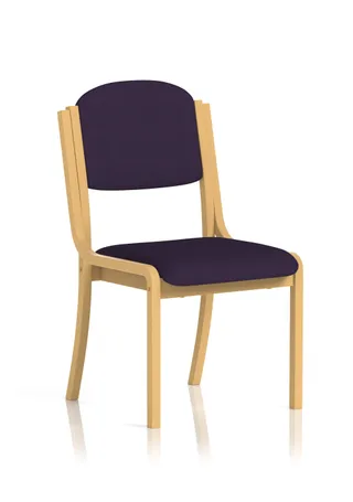EE - Madrid Wooden Frame Visitor Chair with Arms