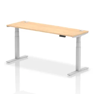 EE - Air Height Adjustable Slimline Desk With Cable Ports