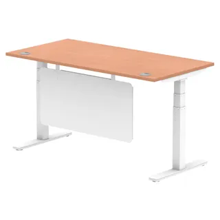 Air Height Adjustable Desk With Cable Ports