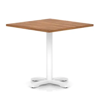EE - Italia Square Poseur Table With Cross Base