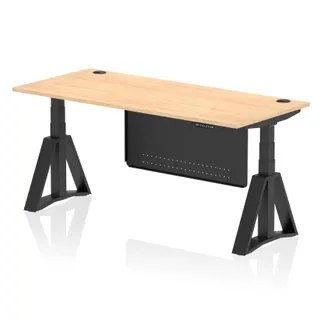 Air Height Adjustable Desk With Cable Ports