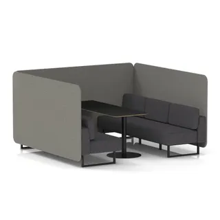 Brixworth Bench Booth in Two Tone