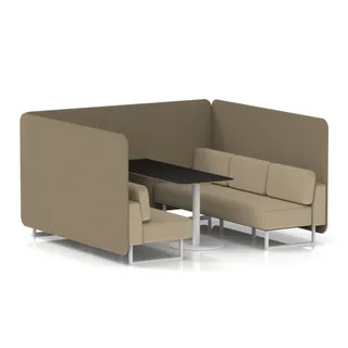 Brixworth Bench Booth in Two Tone