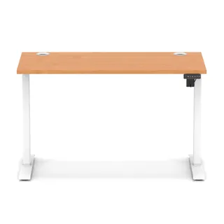 Air Lite Height Adjustable Slimline Desk With Cable Ports