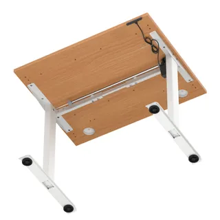 Air Lite Height Adjustable Desk With Cable Ports
