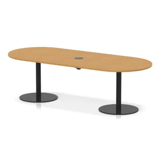 Italia Volta Poseur Boardroom Table With Pop-up Power Module