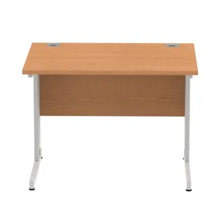 Impulse Straight Desk Cable Managed Leg