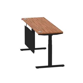 Air Height Adjustable Slimline Desk With Cable Ports