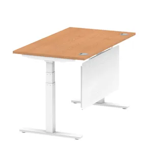 Air Height Adjustable Desk With Cable Ports