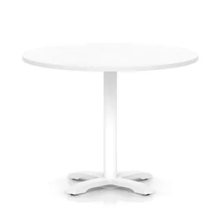 Italia Round Poseur Table With Cross Base