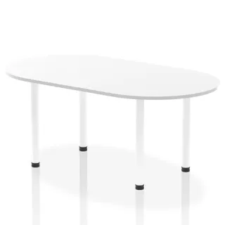 Impulse Boardroom Table With Post Leg