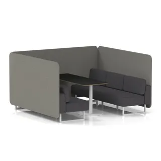 Brixworth Bench Booth in Two Tone