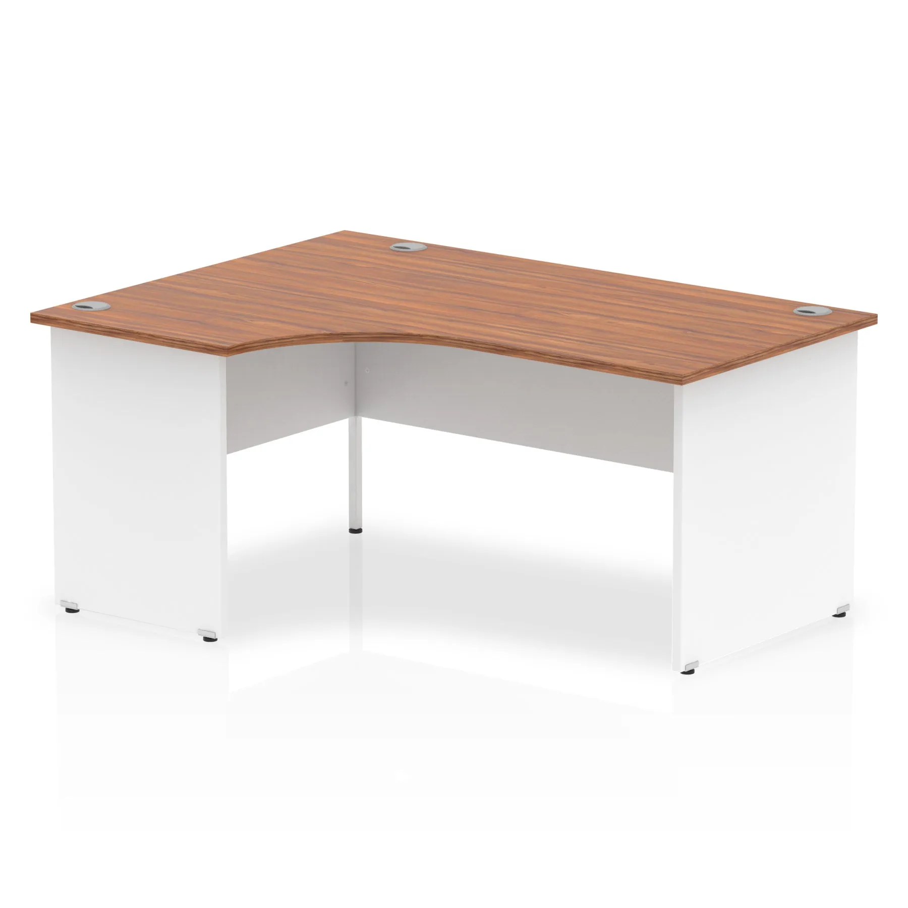 OE - Impulse Crescent Desk Panel End Leg Two Tone