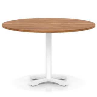 Italia Round Poseur Table With Cross Base