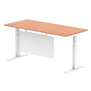 Air Height Adjustable Desk With Cable Ports