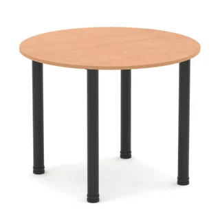 Impulse Round Table With Post Leg