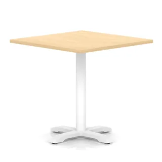 EE - Italia Square Poseur Table With Cross Base