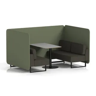 Brixworth Bench Booth in Two Tone
