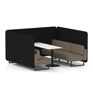 Brixworth Bench Booth in Two Tone