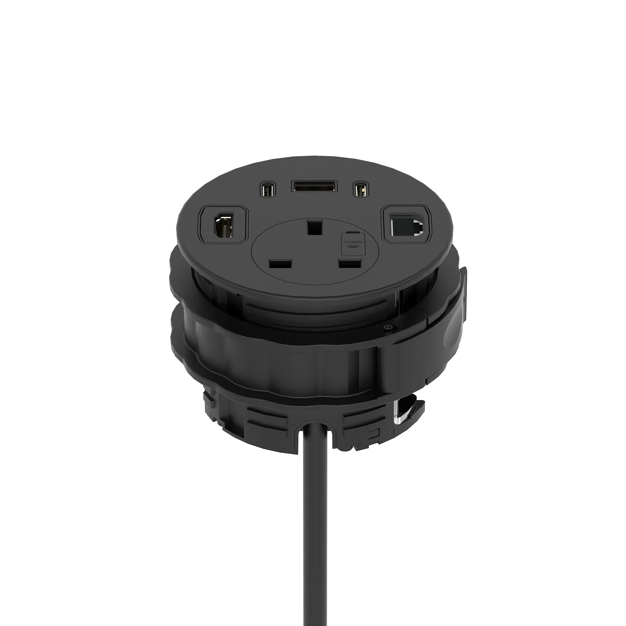 Volta Round Power Unit Module 1x Socket